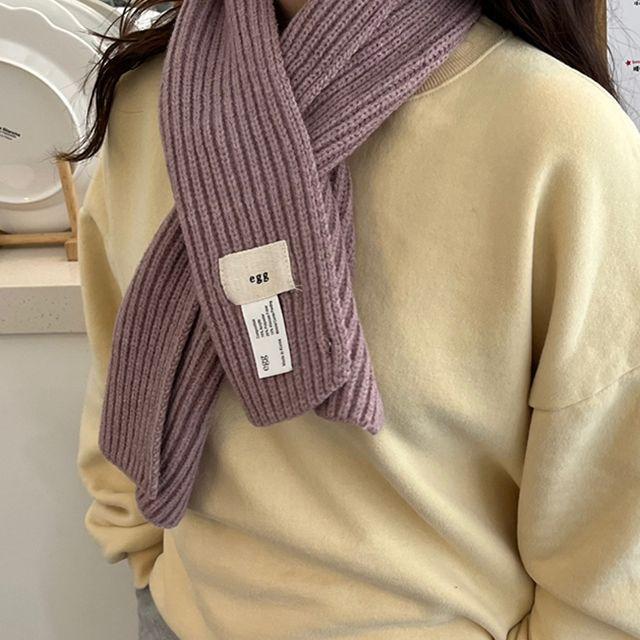 뜨개 심플 데일리 니트 목도리 머플러
