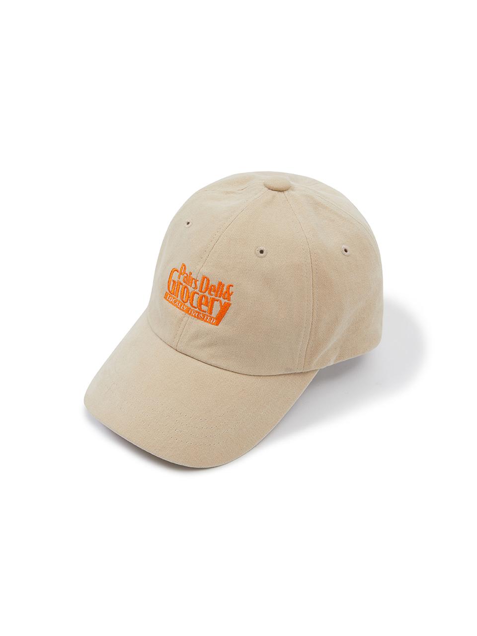 Retro Logo Ball Cap Beige