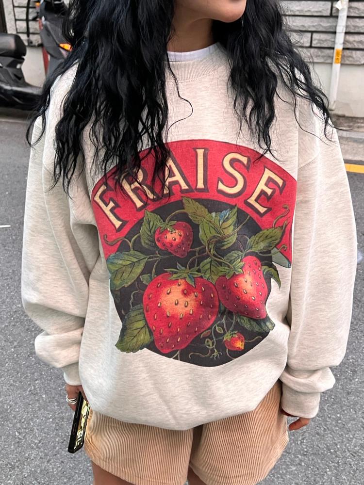 [강추] ( 남여공용 x 오버핏 ) 프레즈 디지털맨투맨 겨울기모 고퀄리티