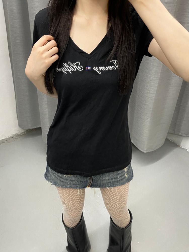 [중고] 타미힐피거 반팔 티셔츠(빈티지)