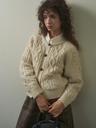 (-20%) CREAM TEA CABLE CARDIGAN [ Cream ]