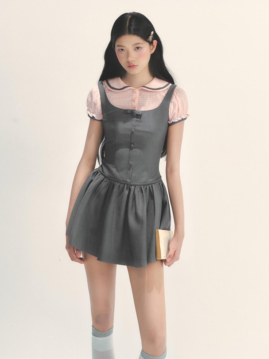 SunsetPark Schoolgirl Fake Layer Dress