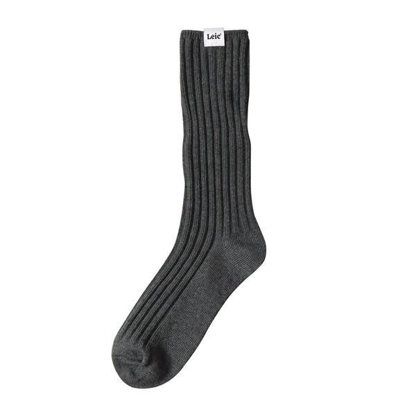 Mid-Calf Cotton Socks (deep gray)