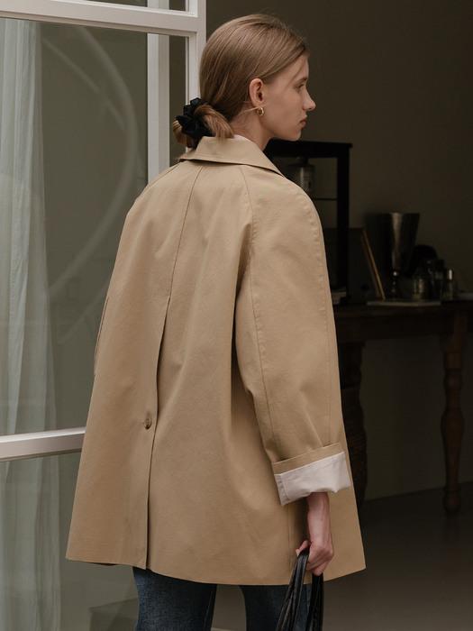 アウターその他 LOOKAST NICKY HALF TRENCH COAT / NICKY HALF TRENCH COAT_2col 룩캐스트 니키 하프 트렌치 코트 / NICKY HALF TRENCH COAT_2colors