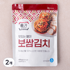종가 맛있는 별미 보쌈김치  400g, 2개