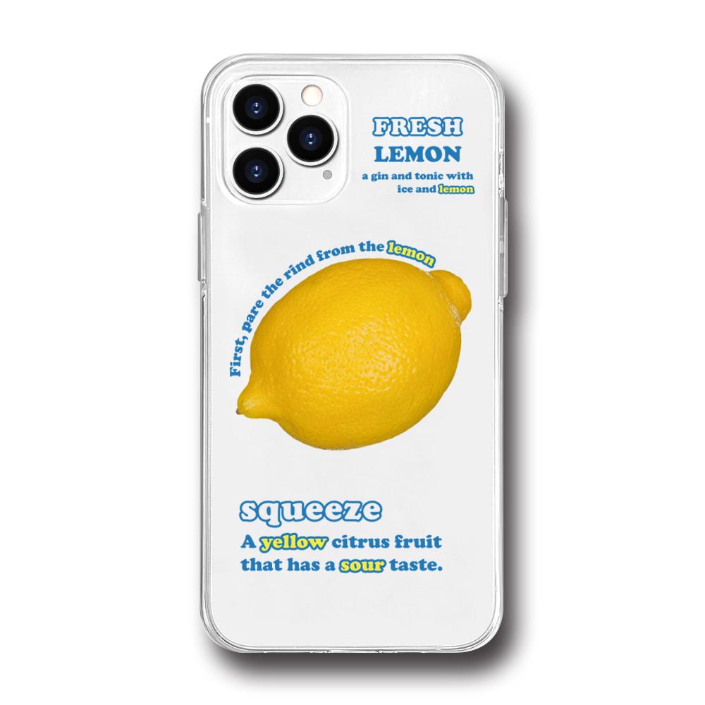 메타버스 젤리클리어 케이스 - 프레시 레몬(Fresh Lemon)