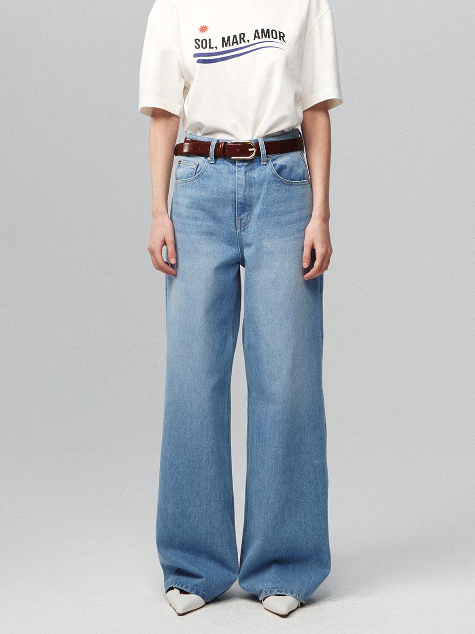 Wide Jeans Blue