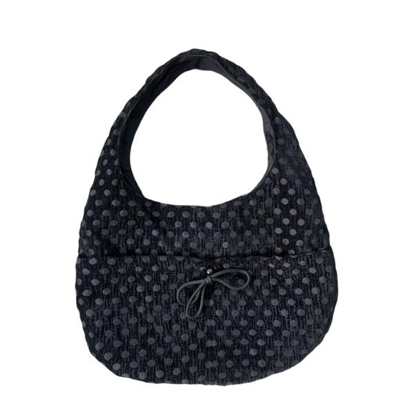 (리사이클 안감) 둥그리 땡땡이백