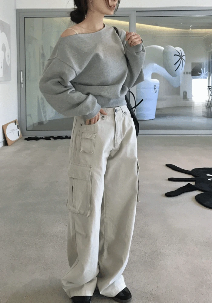 [베이직/롱ㅣ~2XL] 오브 카고 코튼 팬츠 (4color)