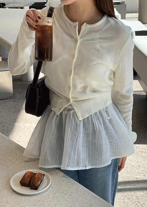[레이어드🎀/인생템] 시스루 레이어드 나시 뷔스티에 원피스