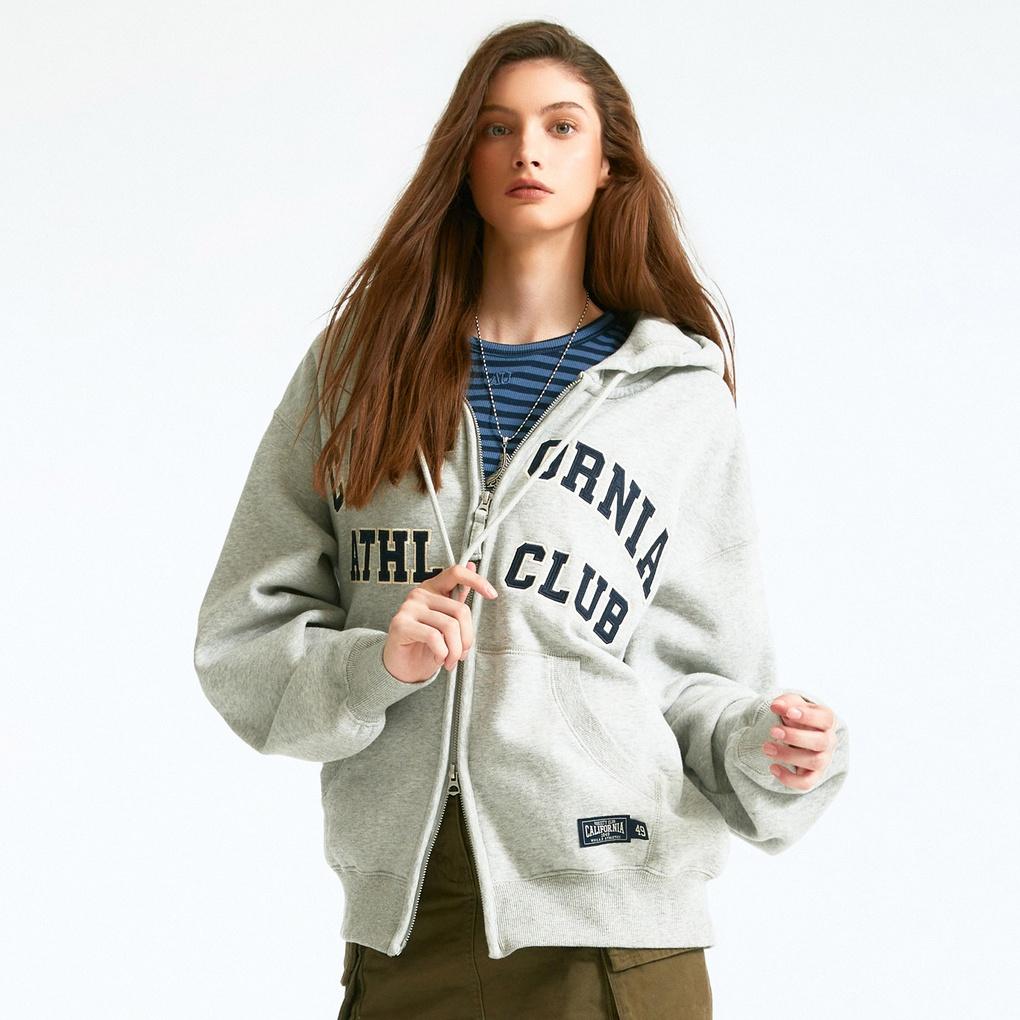 시그니처 패치 후드집업(기모) / WHMZD4911U