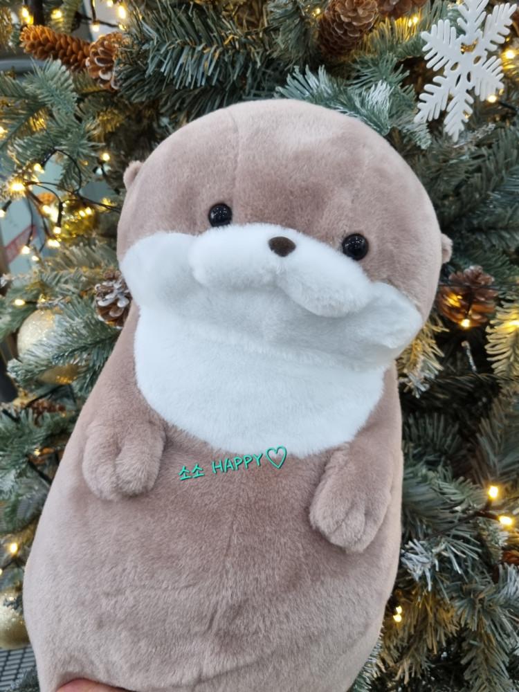 어뮤즈 대왕 왕 큰 앙증맞은 수달 인형 36cm