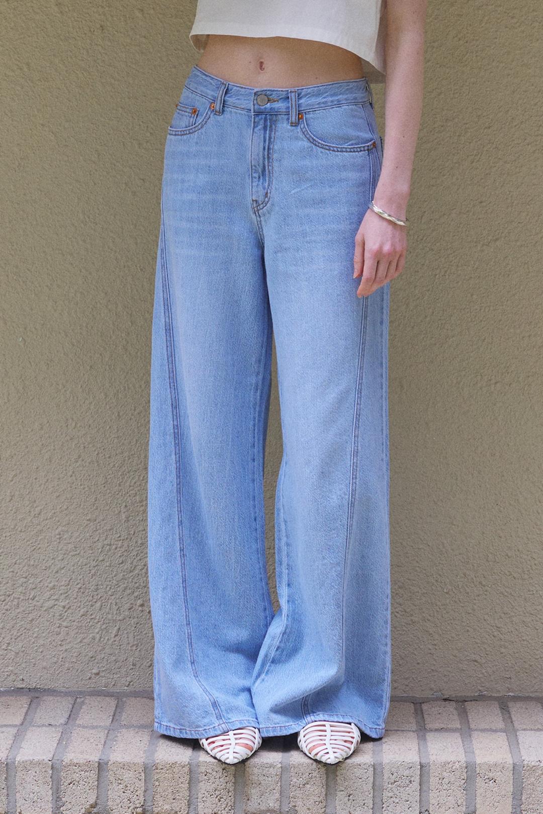 DIAGONAL WASHING DENIM