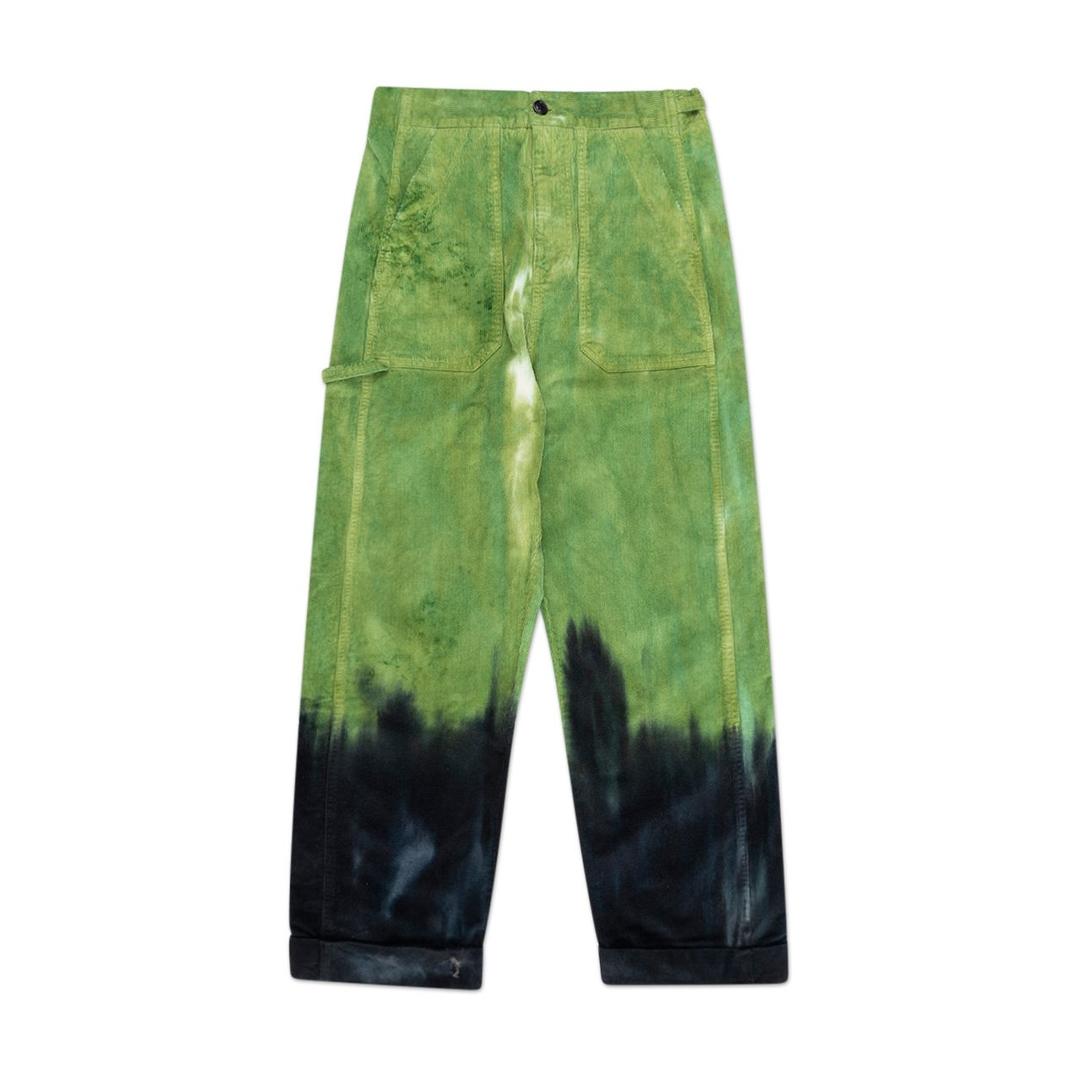 henrik vibskov crumpet corduroy pants (black / green) - medium