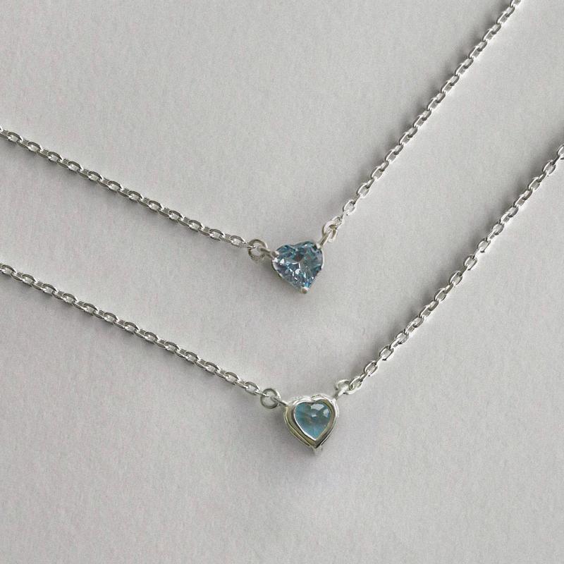 2way mini heart necklace