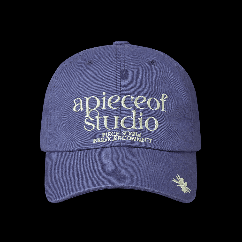 APIECEOF STUDIO WASHED BALL CAP (Navy)