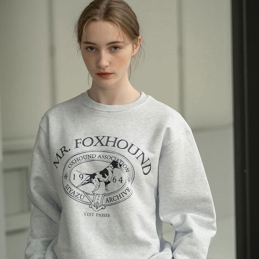 SITP5042 Foxhound Sweat shirt_White melange