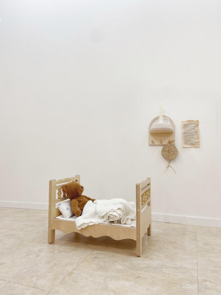 원목 벽장식 선반 우드선반