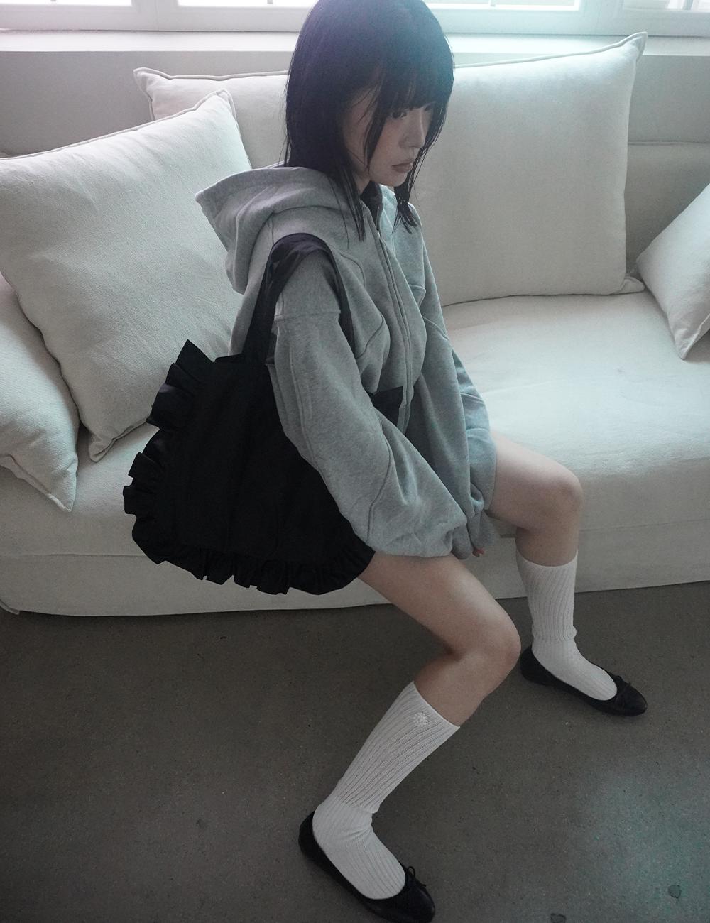 키미미 KIMIMI mini flower shoulder bag  Black