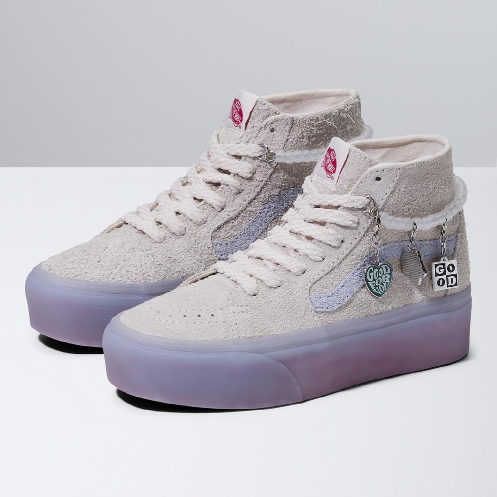 반스 X 아이린이즈굿 SK8-Hi 스케이트-하이 테이퍼드 스택폼