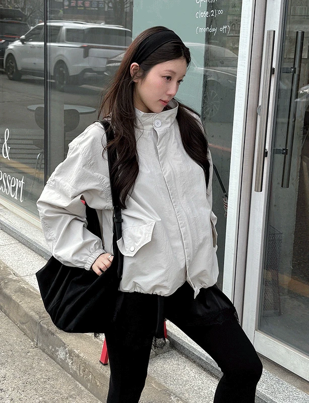 스콜 나일론 윈드 점퍼