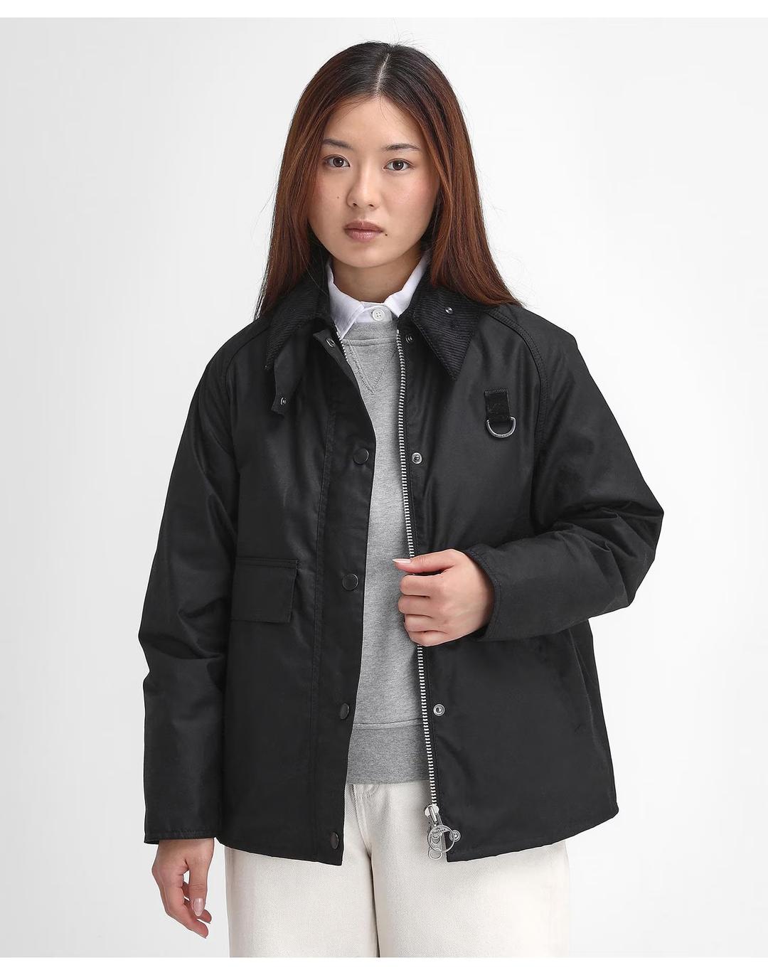 [Barbour] 여성 블랙 Spey 스페이 왁스 자켓