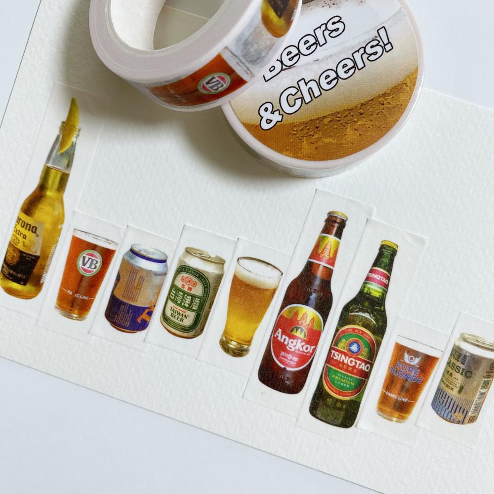 [마이시리즈] 세계 맥주 마스킹테이프(Beers&Cheers!)_2차 재입고