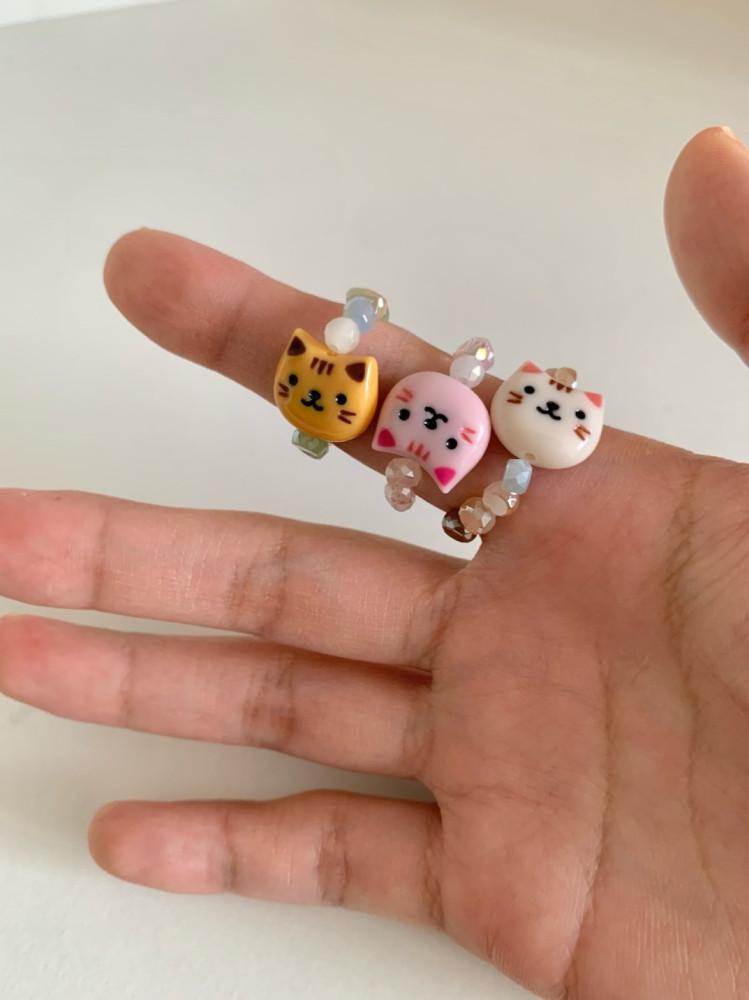 냥냥 원석 반지