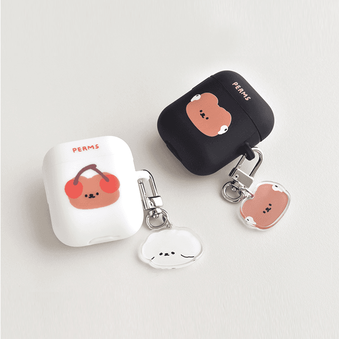 에어팟케이스_듣고있곰/체리듣고있곰