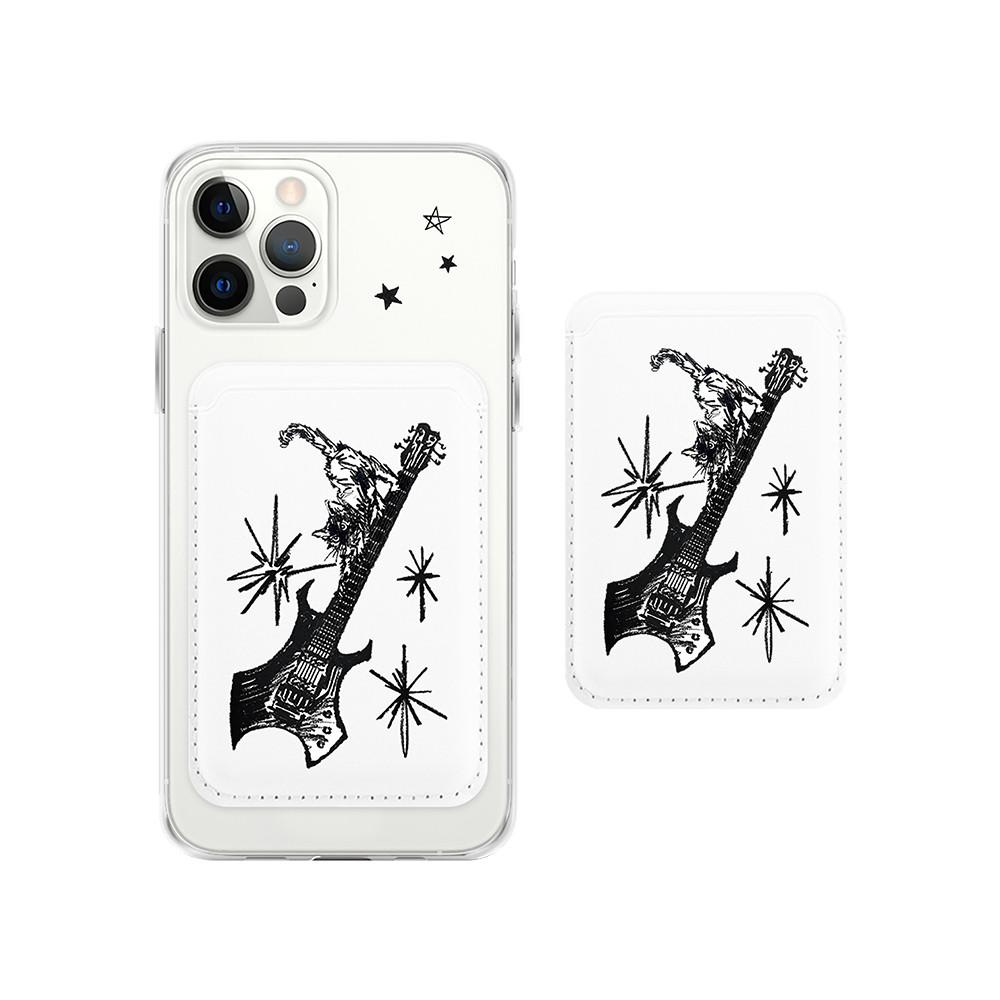 NYANG CAT ROLL MAGSAFE LEATHER WALLET (냥캣롤 고양이 맥세이프 카드 지갑)