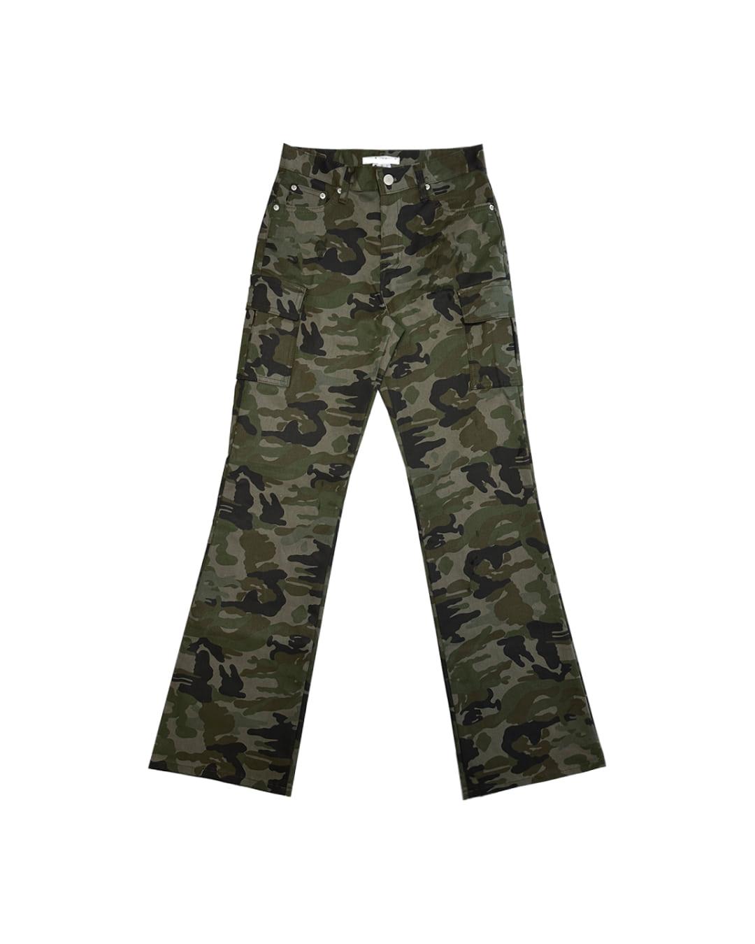 밀리터리 카고 부츠컷 팬츠