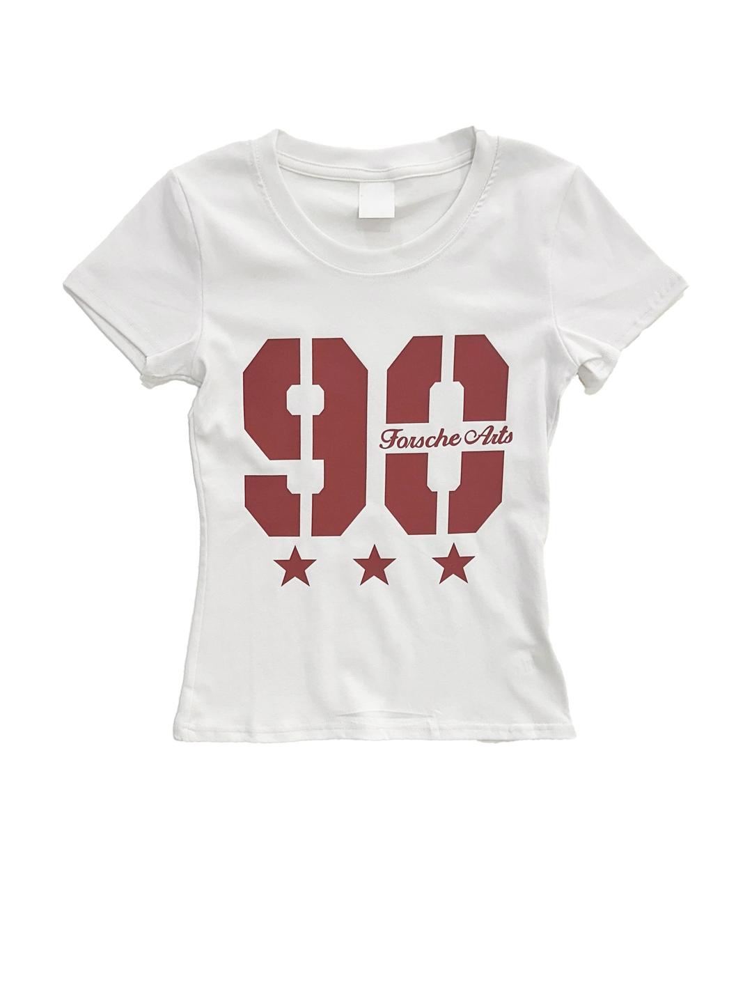 포하우스 [3Size/Best] Red Letter Half Sleeve T