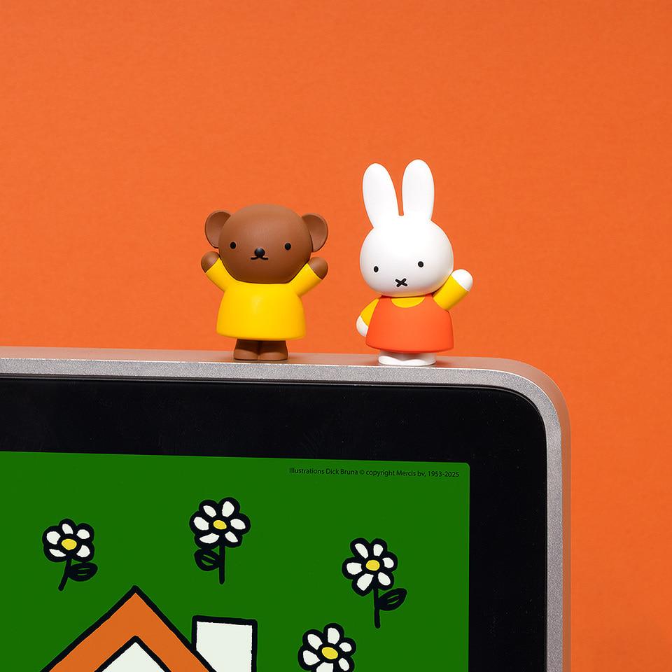 미피 모니터 미니 피규어 캐릭터 차량 차량용 귀여운 소품 굿즈