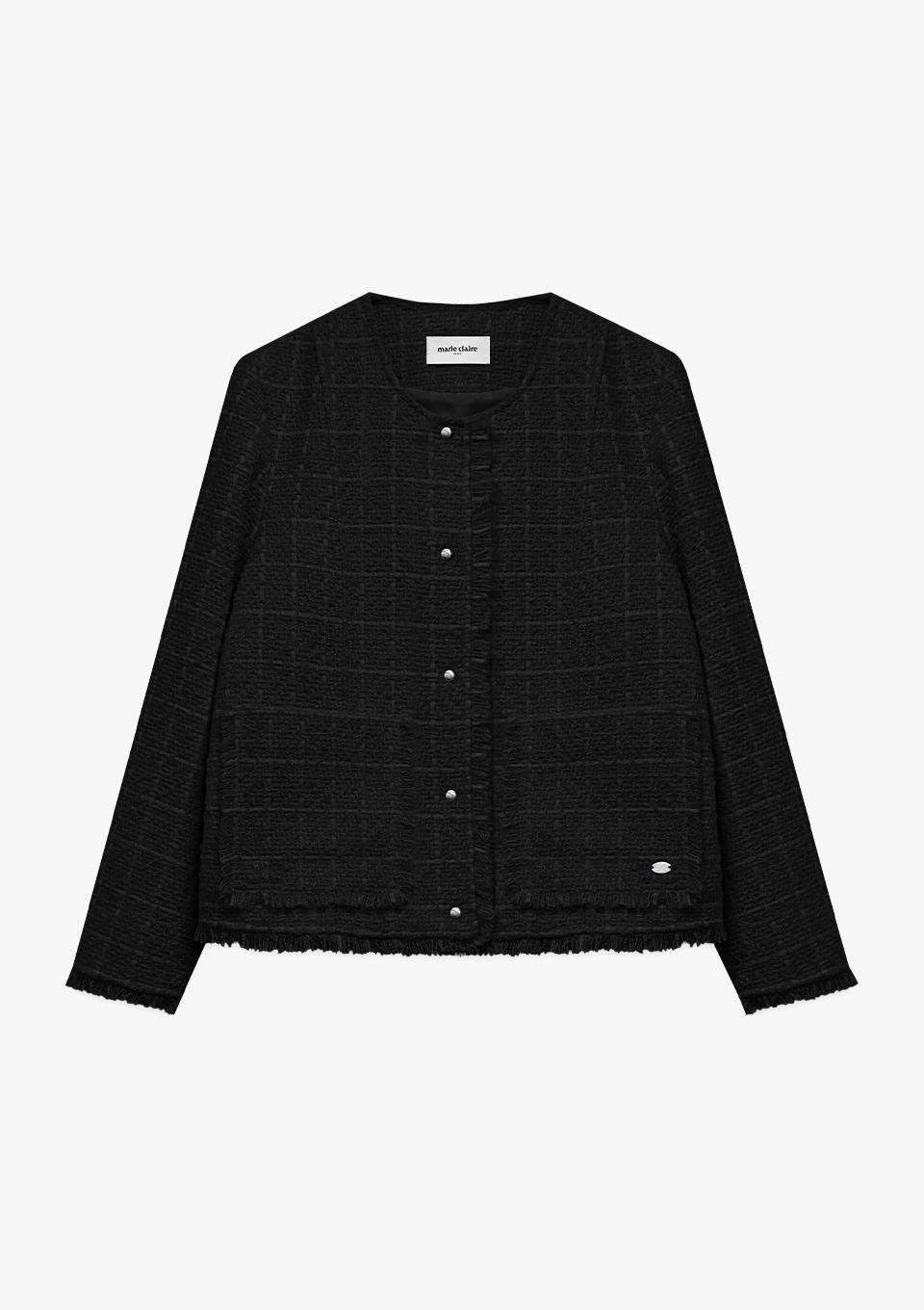 포켓 포인트 트위드 자켓(MAGAJK05MBK)