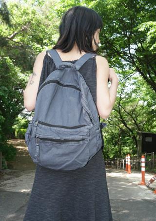 natural washing backpack (2colors)