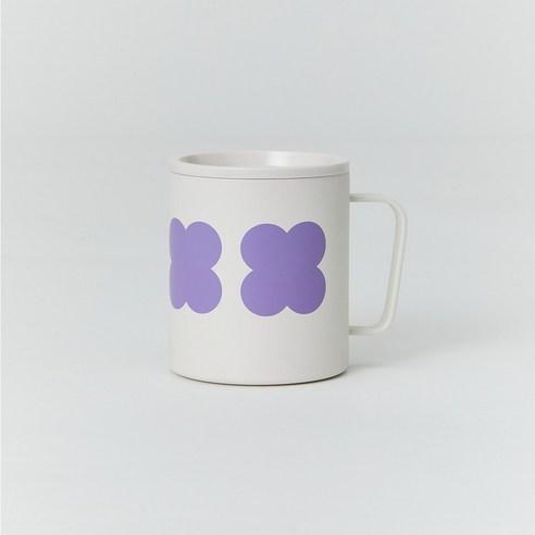 베터핑거 스텐 머그 375ml, 퍼플/FLUFFY, 1개