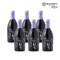 배상면주가 고창LB 빙탄복 370ml 6입 저온숙성 탄산 복분자주