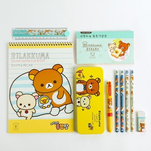 스쿨베베 리락쿠마 실속만점 문구세트 신학기 학용품