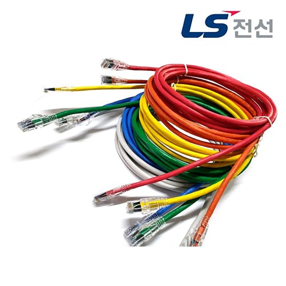 LS전선 CAT6 기가 랜 케이블 UTP 랜선 인터넷선 허브선 국산 수제작 1M