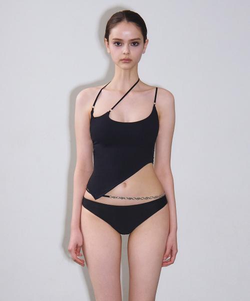 W 스트링 비키니브라 (Black)