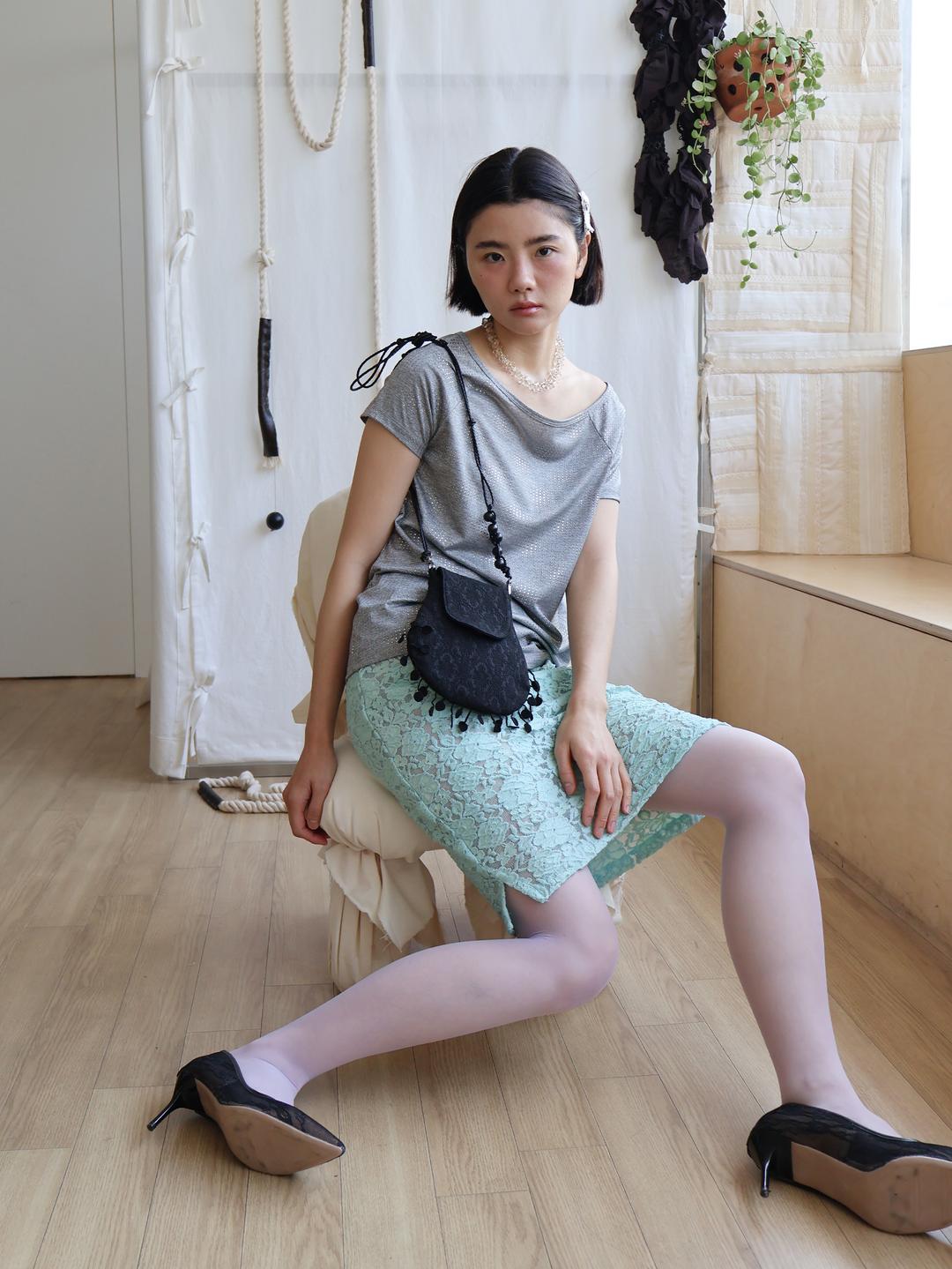 EGGPLANT BAG BLACK