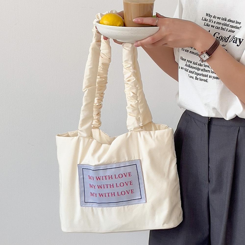 [윤키] 마이럽 숄더백 휘뚜루마뚜루 데일리가방 대학생 직장인 보부상가방