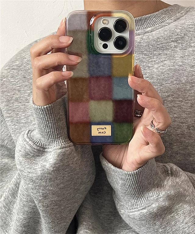 애플데이즈 [직진배송]🍎레트로 체크 아이폰케이스 7.SE2.XR.11.12.13.14.15.16 PROMAX.프로맥스