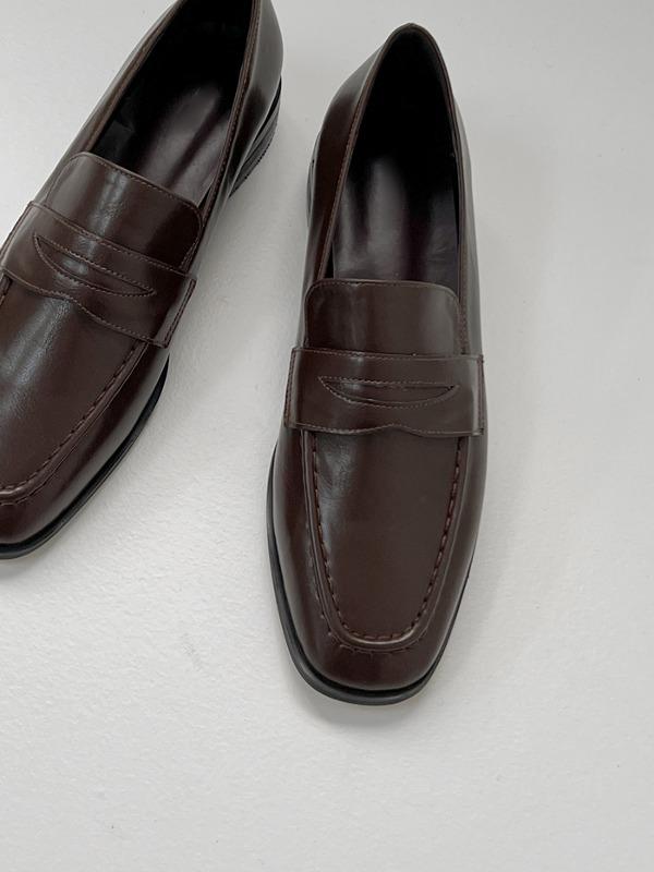 스티치 스퀘어 페니 로퍼 (3C)