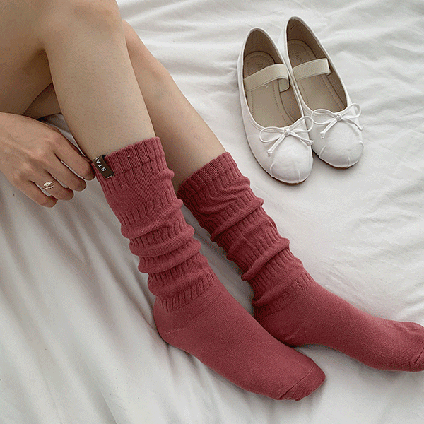 [18종💕] 쫀쫀한 주름양말 롱양말 니삭스 모음전 (23GT026)