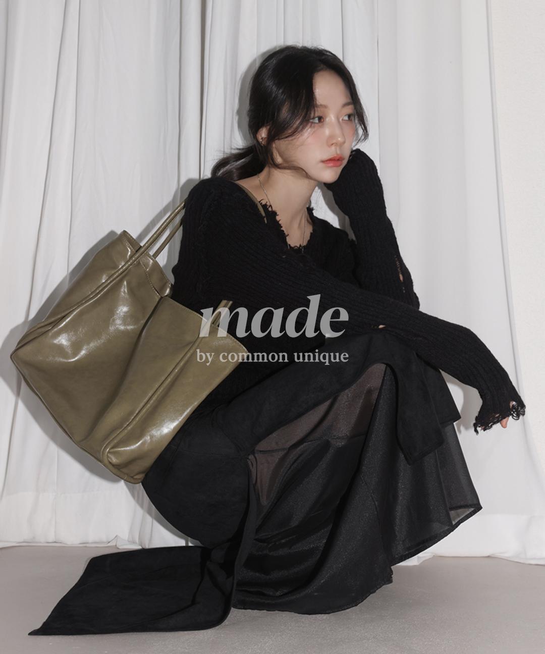 커먼유니크 [MADE] 유로즈 레이어드 슬릿 롱 스커트 - 2 타입 (당일출고/봄/사계절/A라인/머메이드/맥시/옆트임/시스루/오간자/하객룩/격식룩/오피스룩/출근룩/데이트룩)