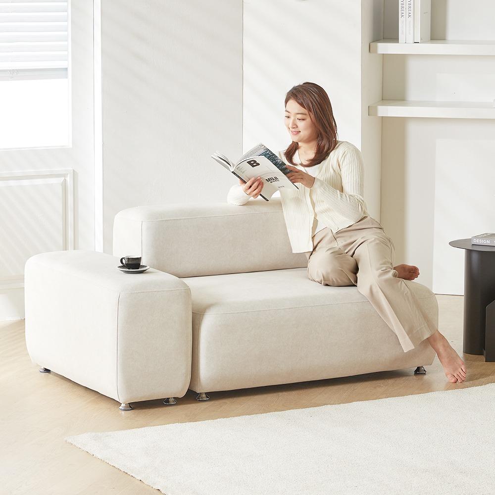 몽쉘플러스 아쿠아텍스 패브릭 모듈 2인소파