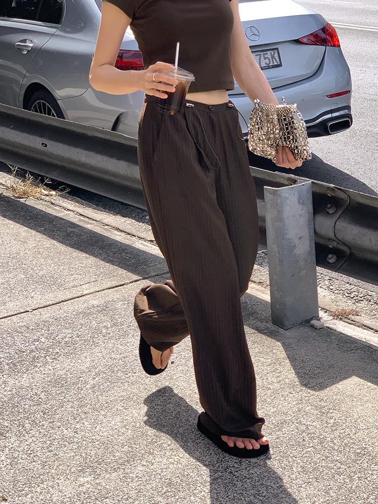 콕스 스트라이프 슬랙스