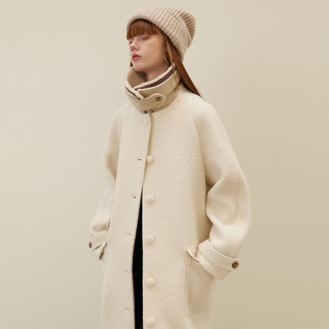 【MISEKI SEOUL】Hoodie long duffle Coat / 追跡付 MISEKI SEOUL】Hoodie long duffle Coat / 追跡付