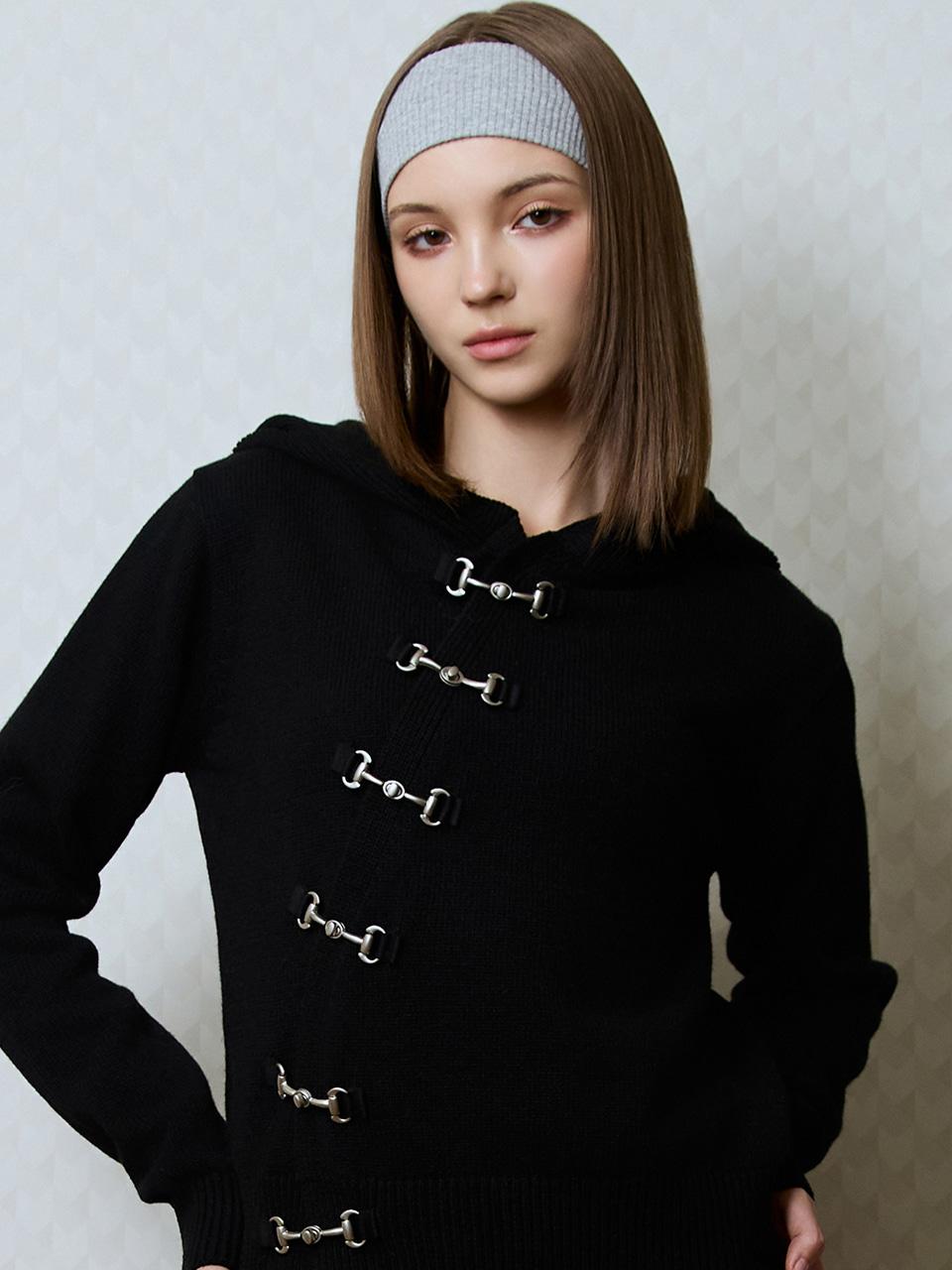 [10/17 예약배송] GT UNBALANCE CARDIGAN(BLACK)